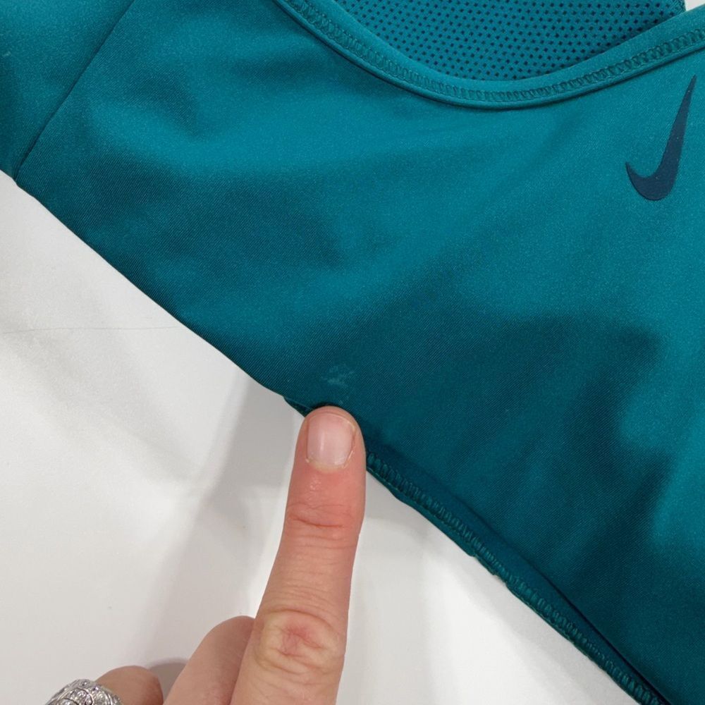 Nike Teal Dri-FIT Sports Bra – Size Small - Picture 3 of 7